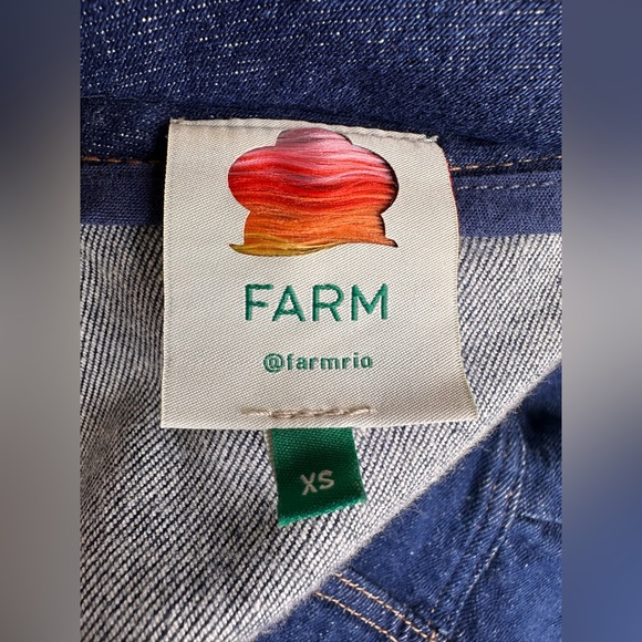 FARM Rio Denim Jumpsuit - Picture 8 of 12